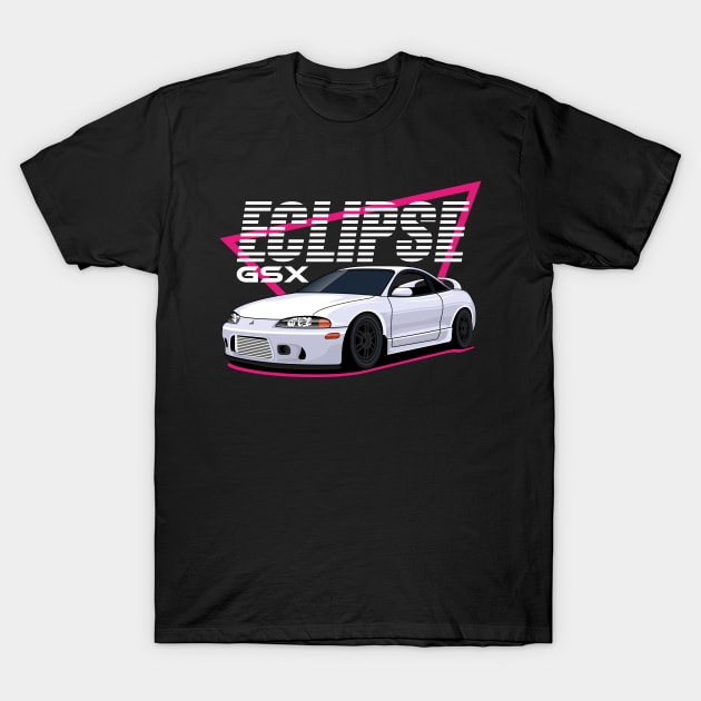 Mitsubishi Eclipse gsx T-Shirt by masjestudio